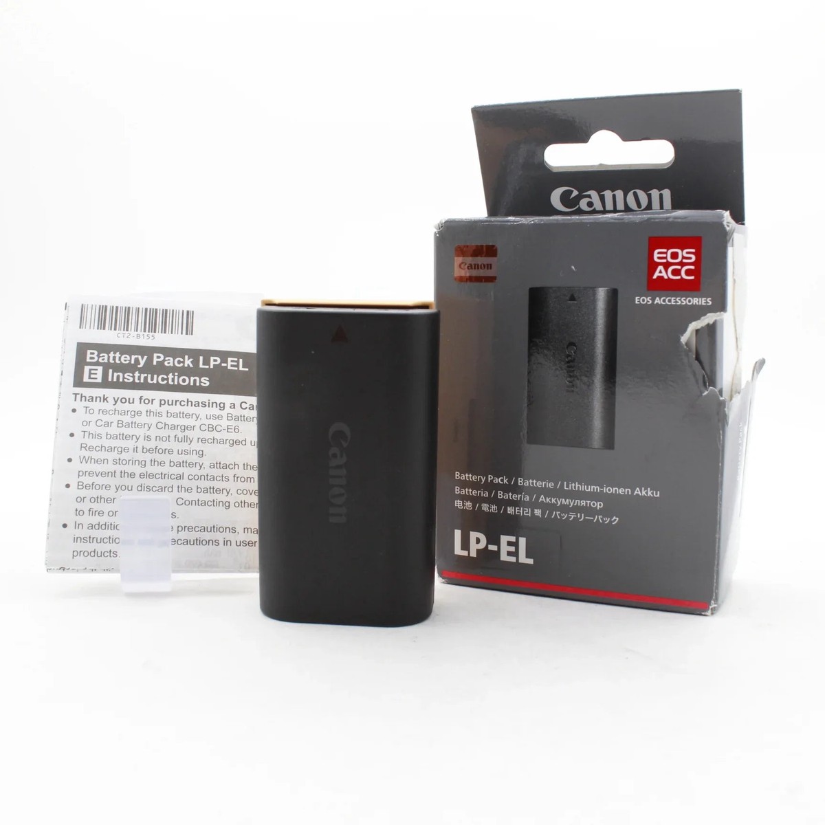 * OPEN BOX EXCELLENT * Canon LP-EL Lithium-Ion Battery Pack for Speedlite EL-1